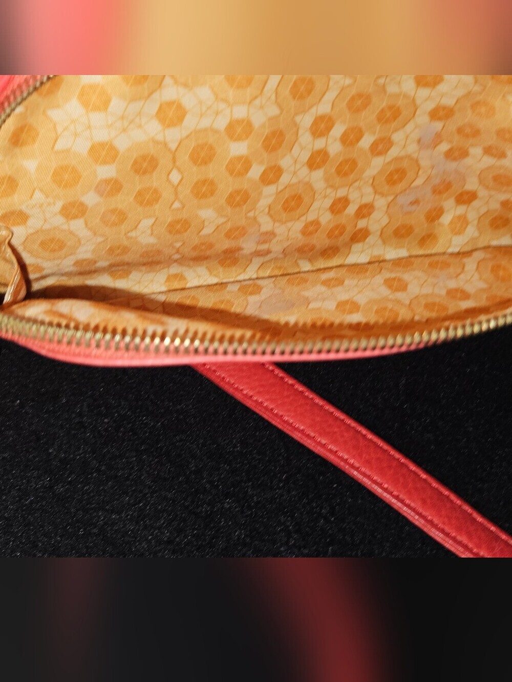 HOBO Cassie Coral Leather Crossbody with Fringe Tassel Hangtag - Picture 12 of 13